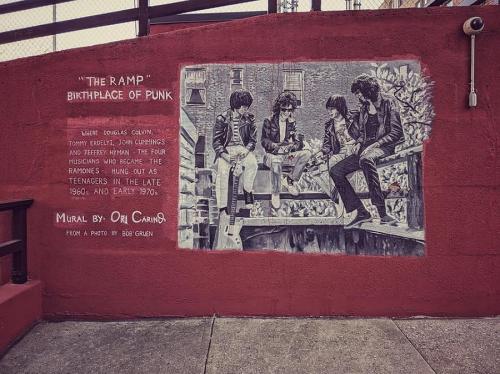 Ramones' Mural at "The Ramp", Forest Hills, Queens, NY