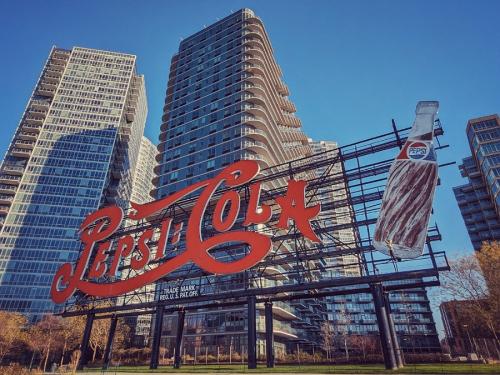 The Pepsi Cola sign inLong Island City, Queens, New York