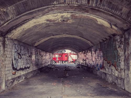 Tunnel under the Major Deegan Expy, South Bronx