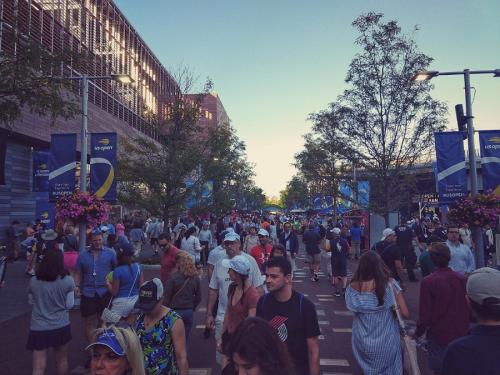 US Open, crowd at the USTA Billie Jean King National Tennis Center